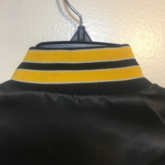 Men’s Vintage 80’s Satin Bomber Baseball Jacket - Picture 8 of 8